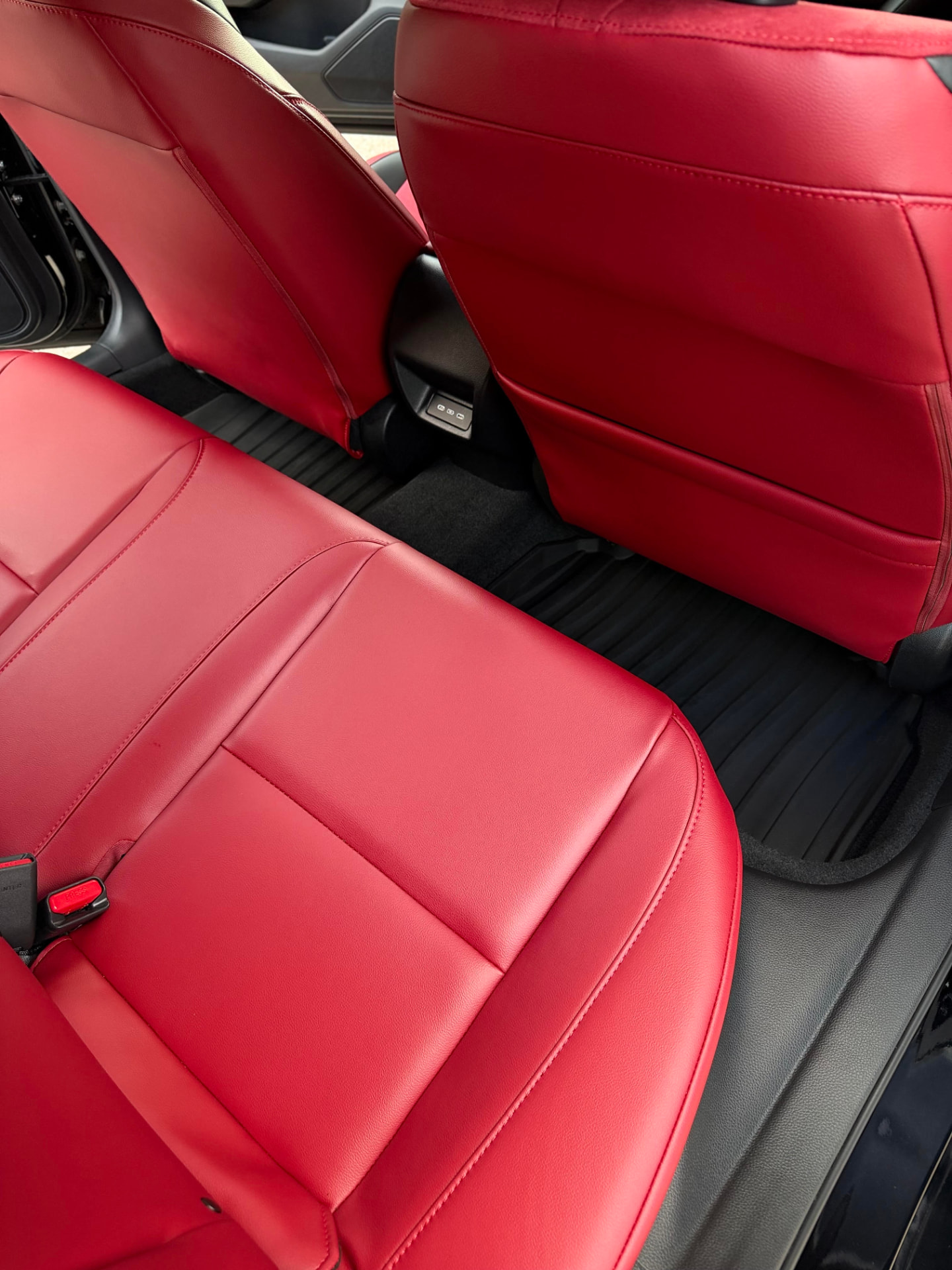 Red Leather Interior — detailing result by Archive Detailing